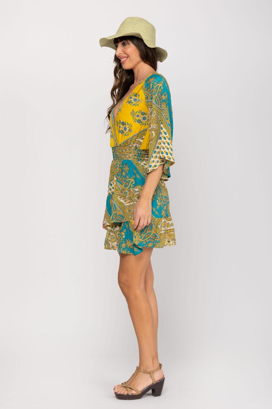 peace&love by calao VESTIDO MINI ESTAMPADO Liquidación