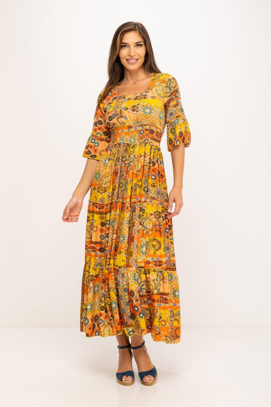 peace&love by calao VESTIDO LARGO ESTAMPADO