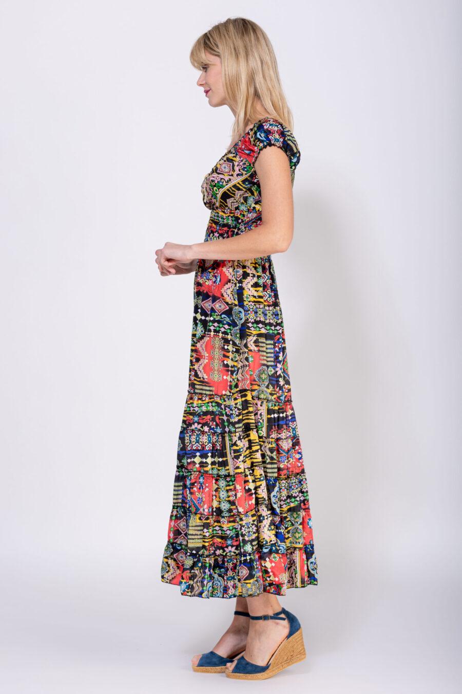 peace&love by calao VESTIDO LARGO ESTAMPADO Superdescuento