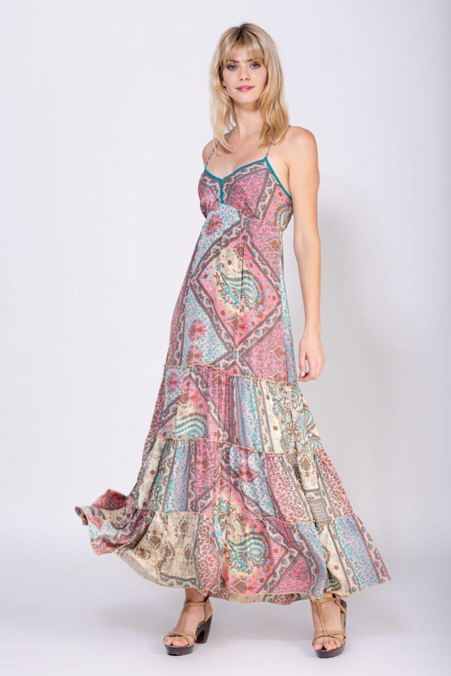 peace&love by calao VESTIDO LARGO ESTAMPADO