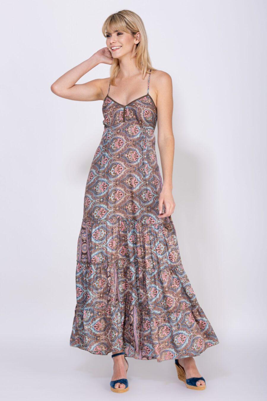 peace&love by calao VESTIDO LARGO ESTAMPADO