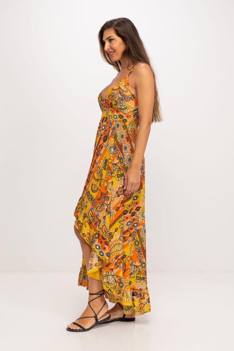 peace&love by calao VESTIDO LARGO ESTAMPADO Precios de Black Friday