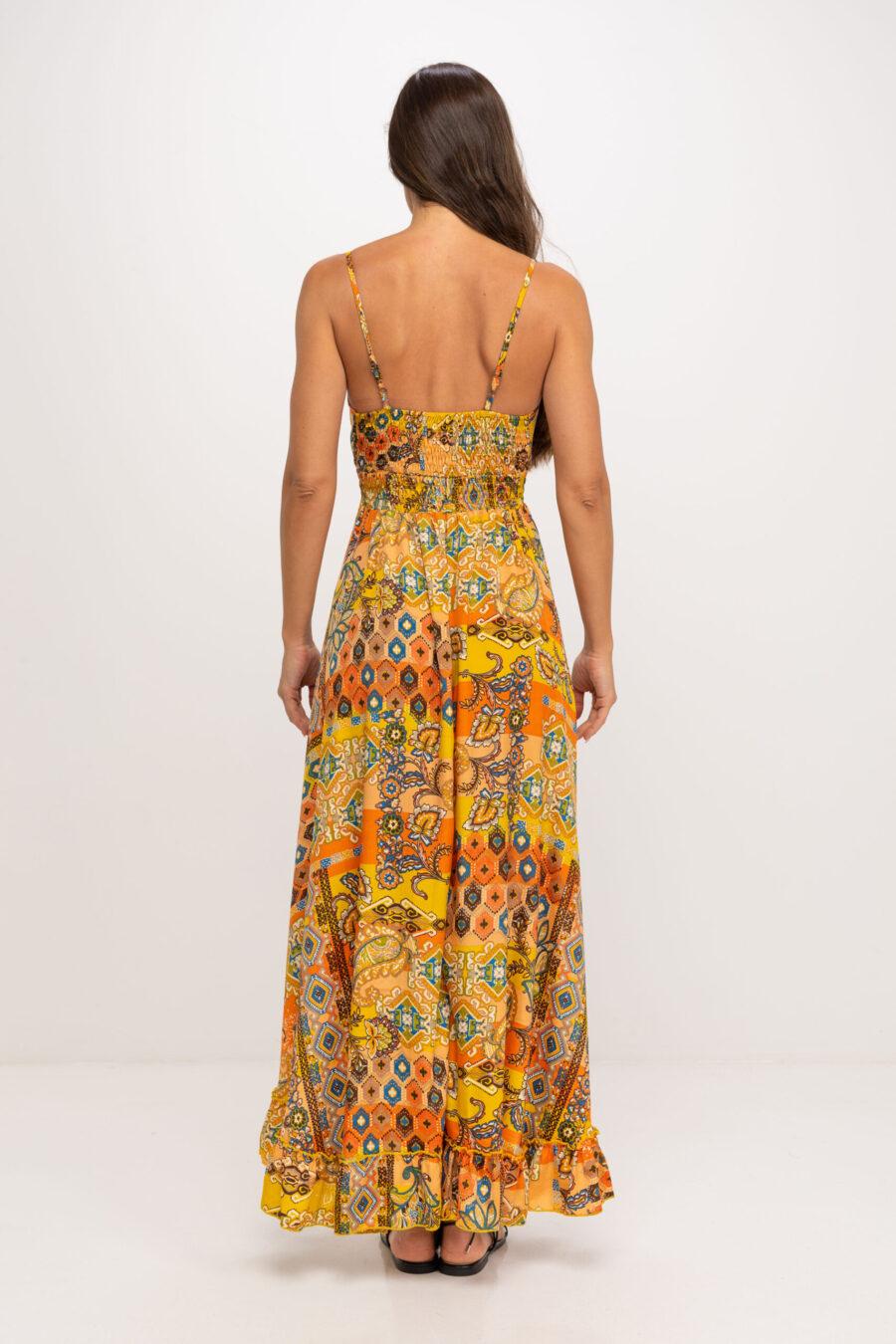 peace&love by calao VESTIDO LARGO ESTAMPADO Precios de Black Friday