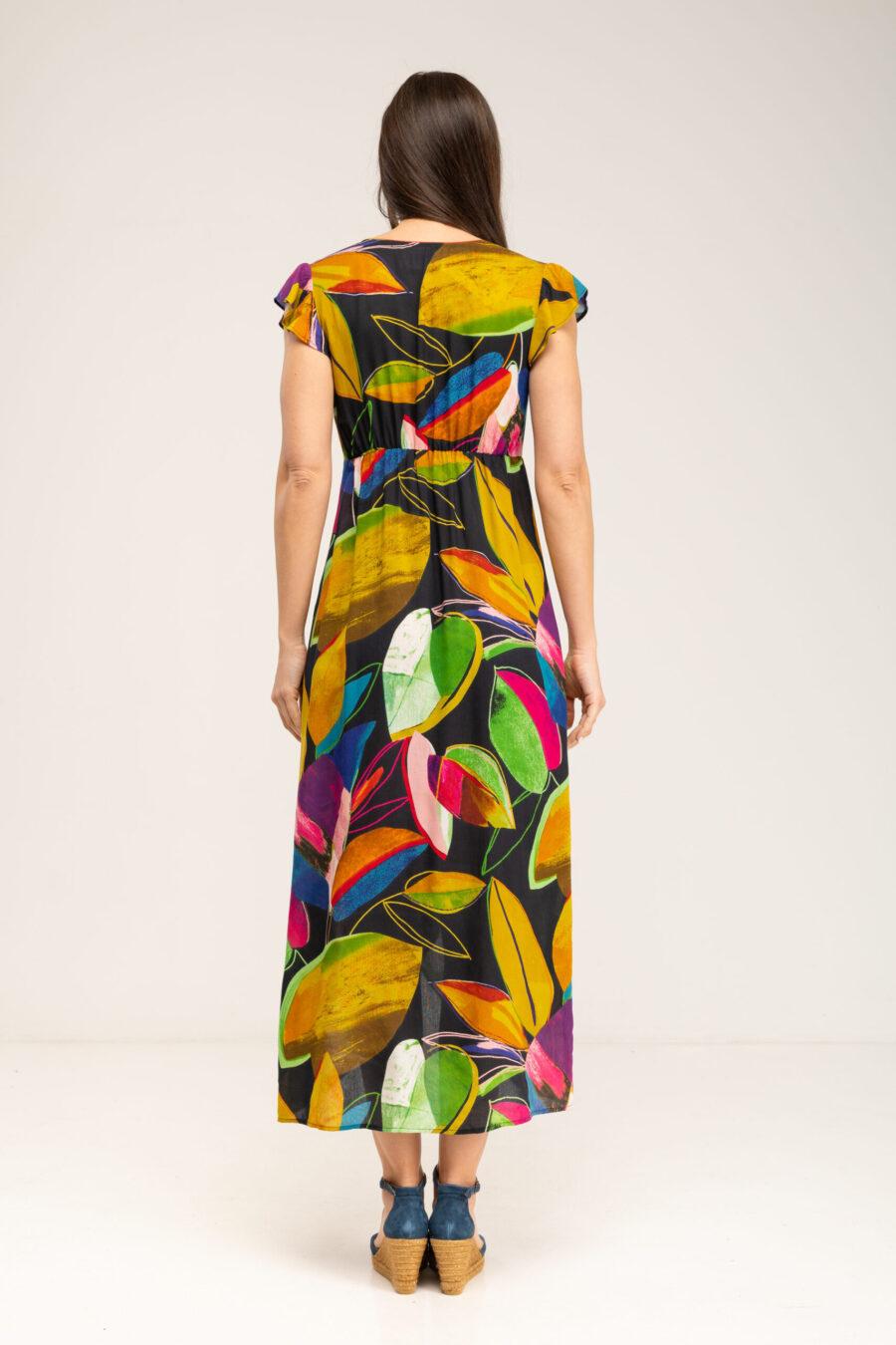 peace&love by calao VESTIDO ESTAMPADO CRUZADO Oferta exclusiva