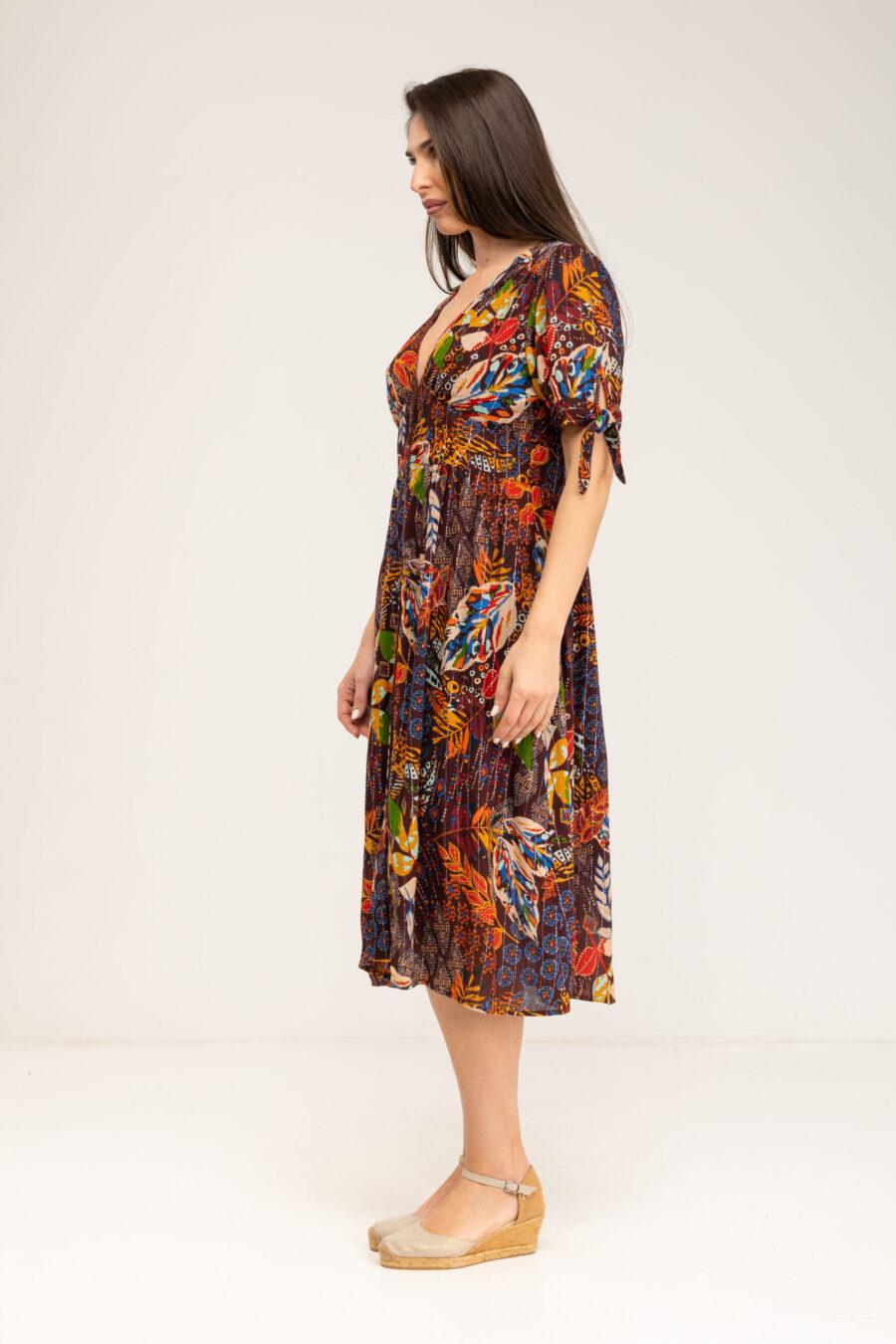 peace&love by calao VESTIDO ESTAMPADO ABOTONADO Ofertas de temporada