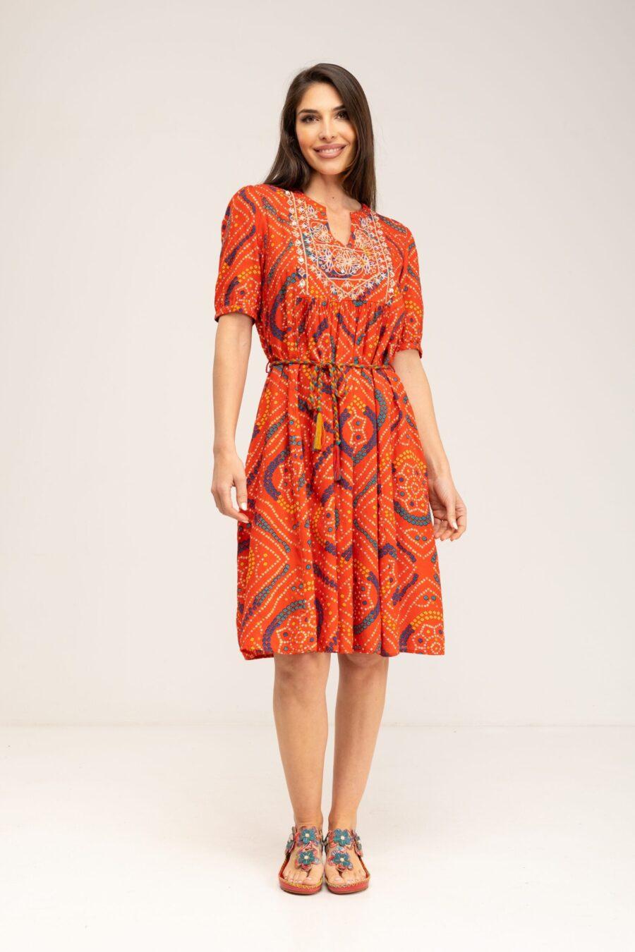 peace&love by calao VESTIDO ESTAMPADO ÉTNICO Grandes ahorros