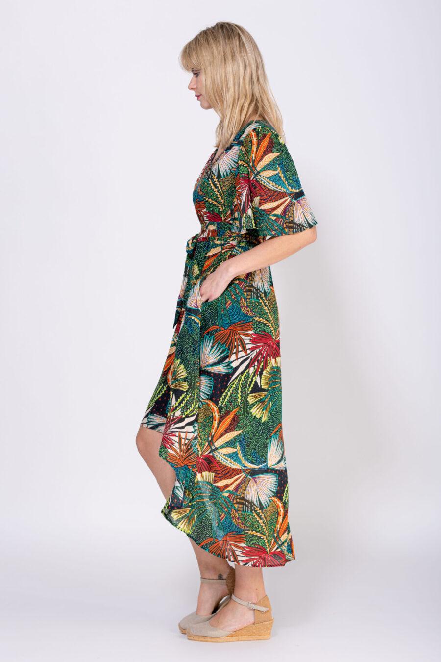 peace&love by calao VESTIDO ESTAMPADO LARGO Rebajas de fábrica