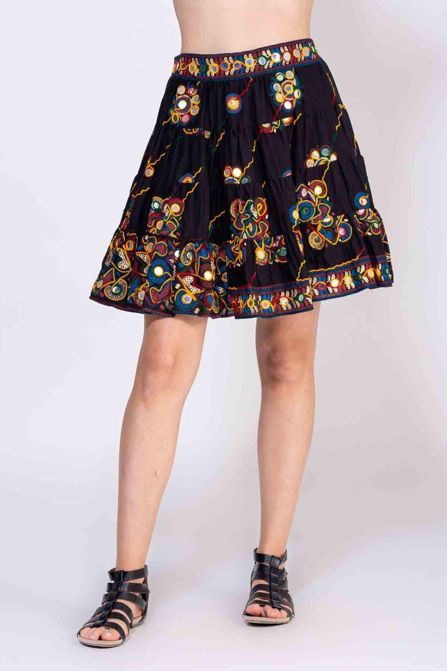 peace&love by calao FALDA MINI LISA CON DETALLES D