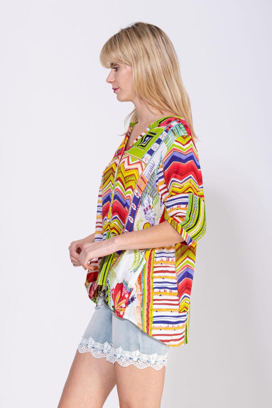 peace&love by calao BLUSA ESTAMPADA ABOTONADA Rebajas de fin de temporada