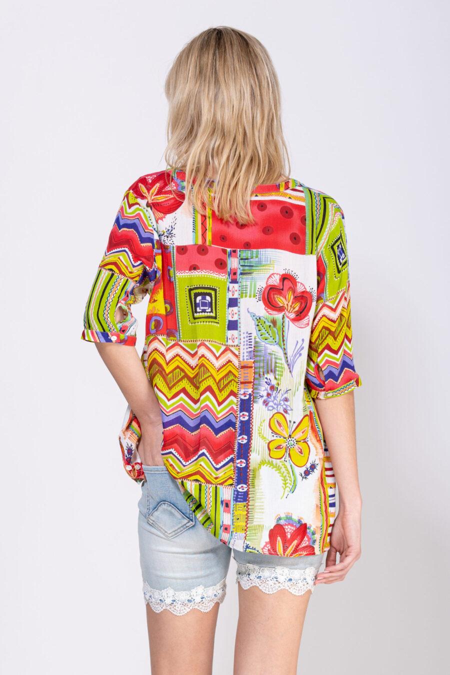 peace&love by calao BLUSA ESTAMPADA ABOTONADA Rebajas de fin de temporada