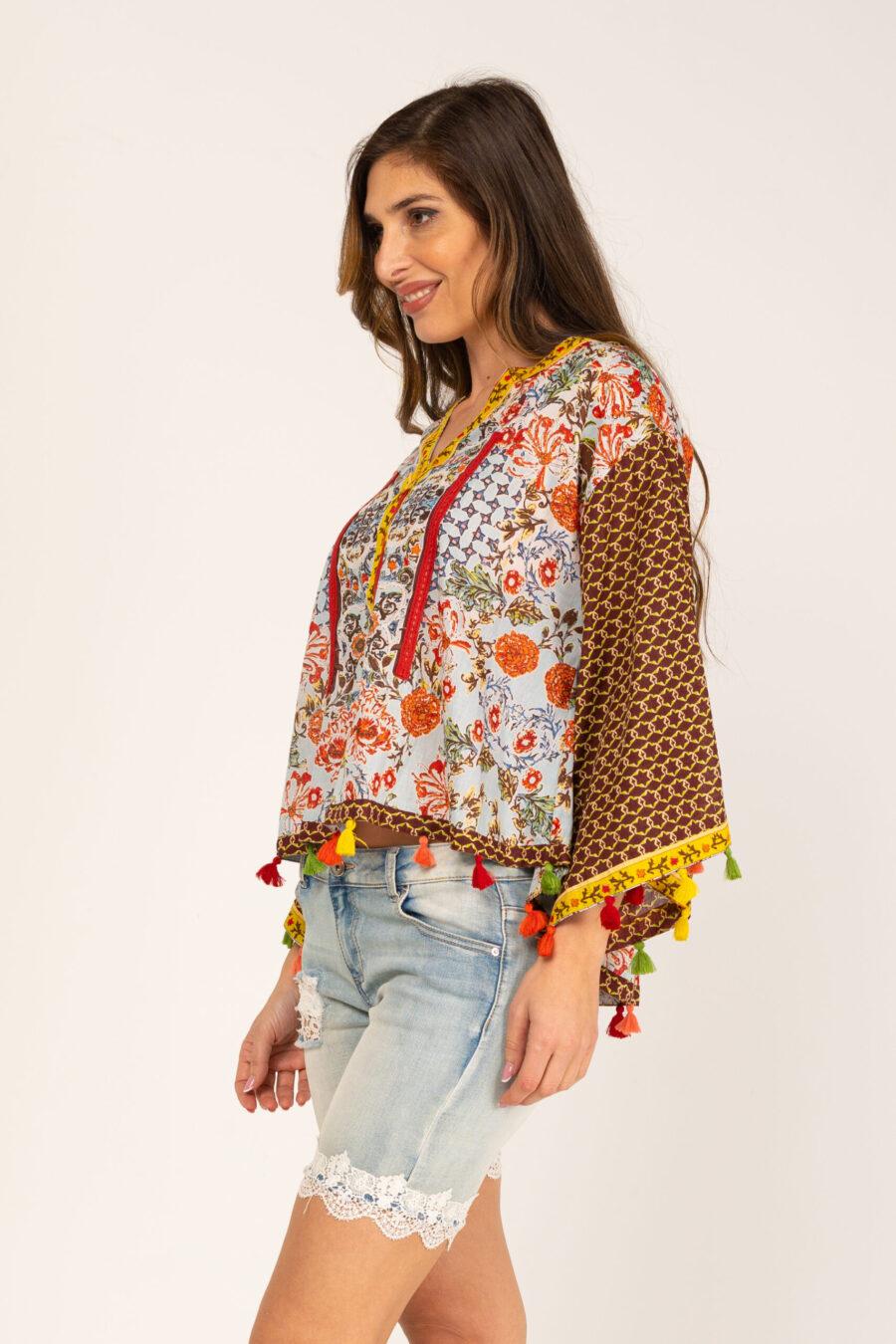 peace&love by calao BLUSA ESTAMPADA Precio ultrabajo