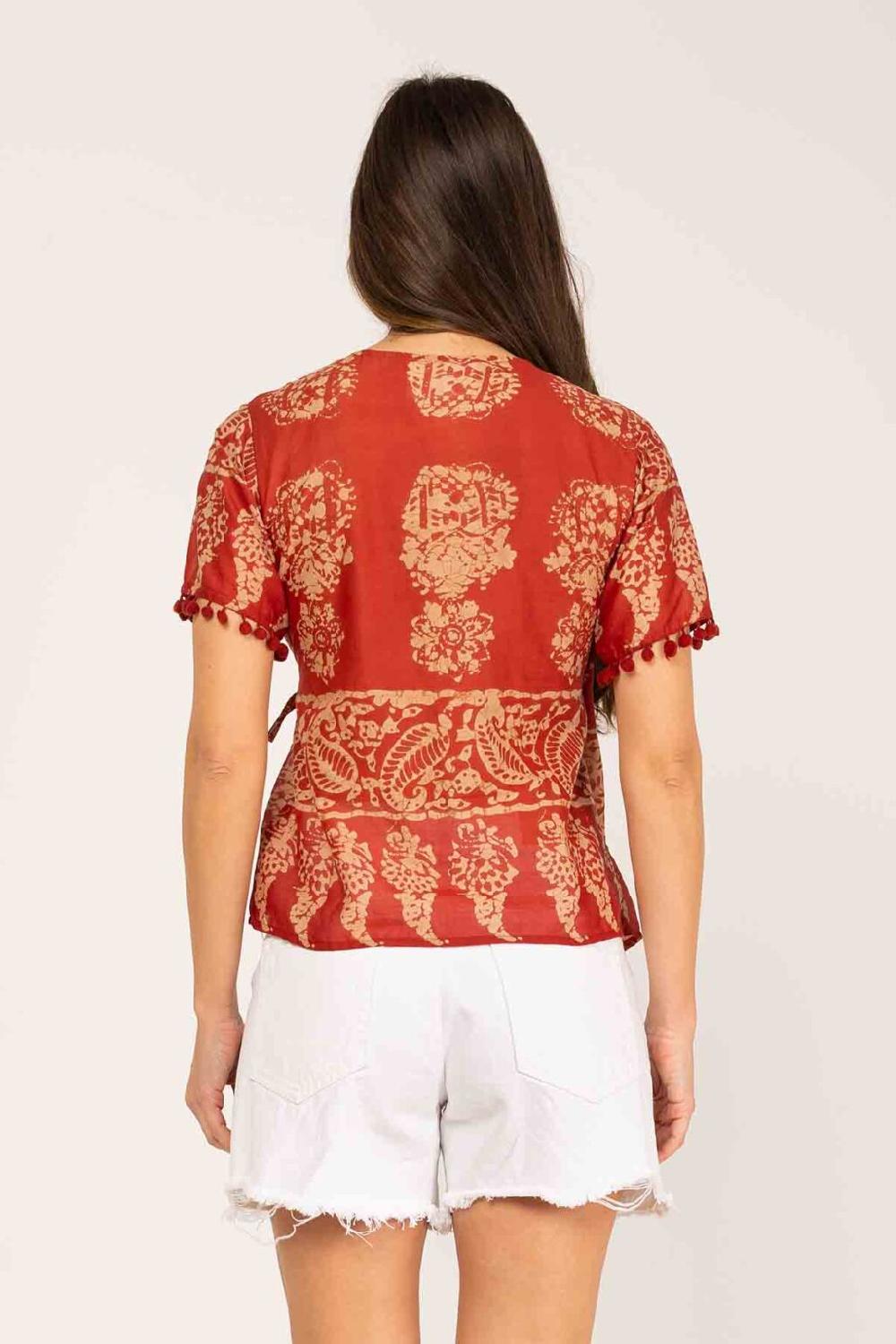 peace&love by calao BLUSA ESTAMPADA TIPO KIMONO Devoluciones gratuitas