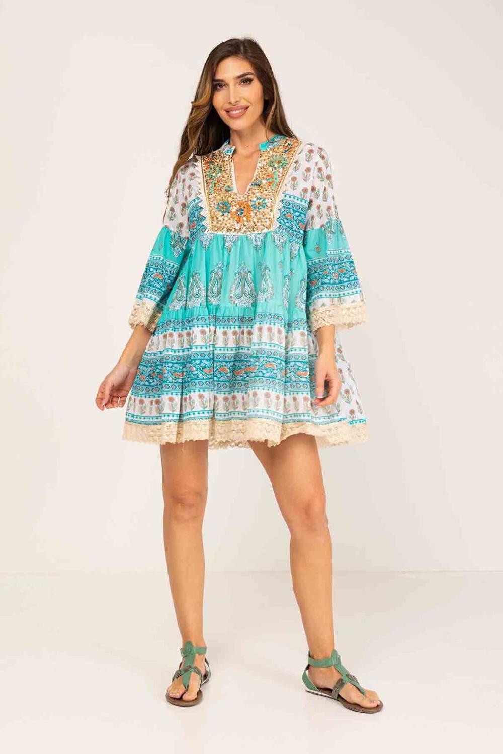 peace&love by calao VESTIDO CORTO ESTAMPADO
