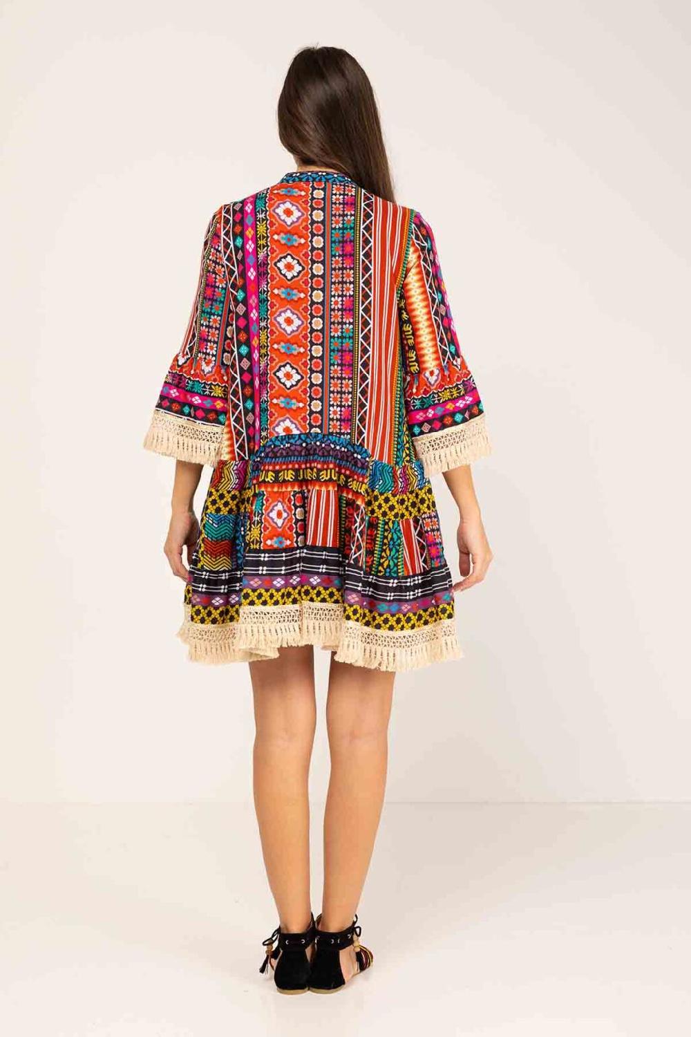 peace&love by calao VESTIDO CORTO ESTAMPADO Outlet