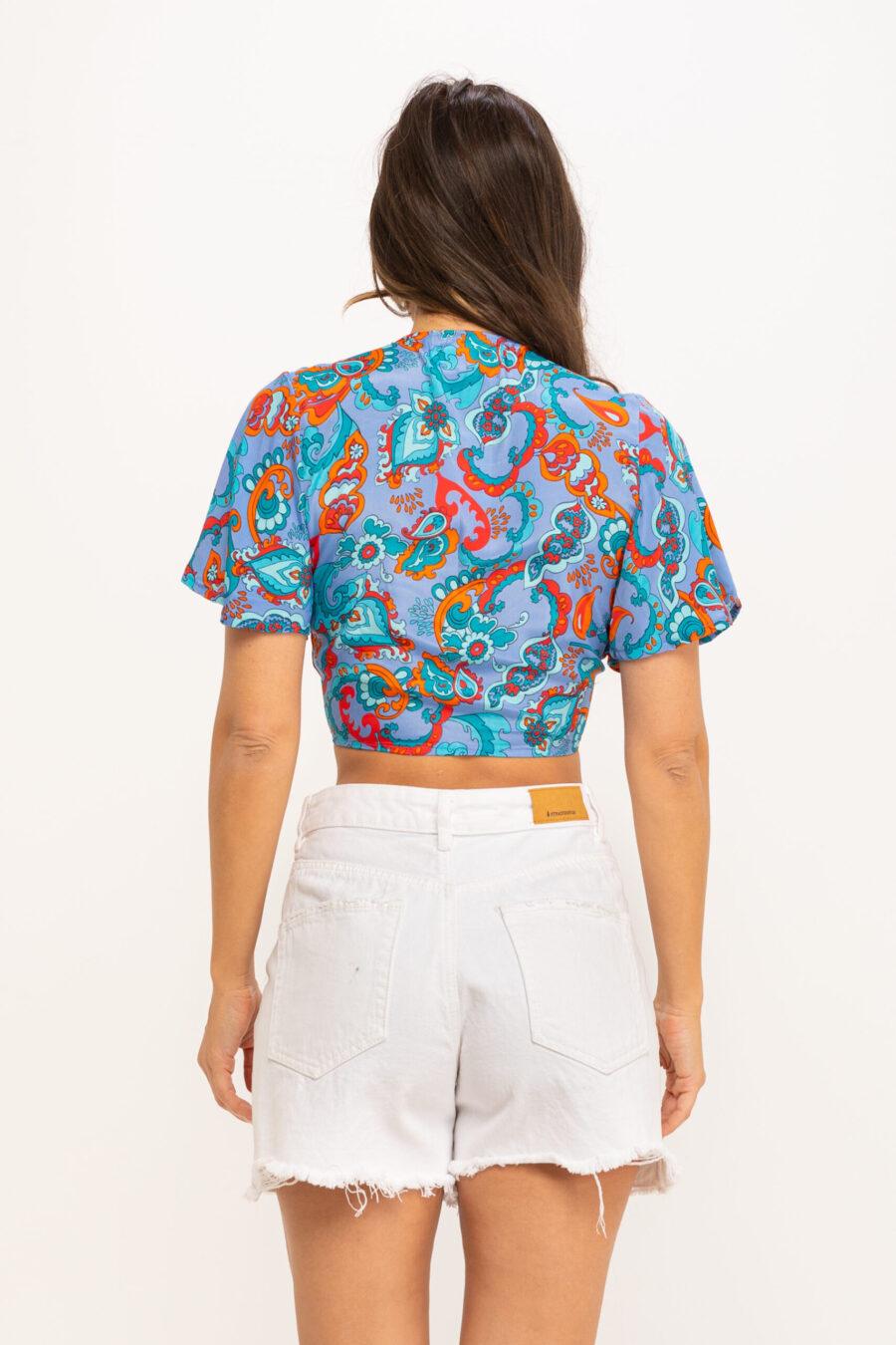 peace&love by calao BLUSA CORTA ESTAMPADA Rebajas
