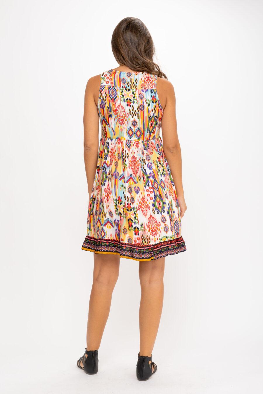 peace&love by calao VESTIDO CON DOS ESTAMPADOS Ventas relámpago