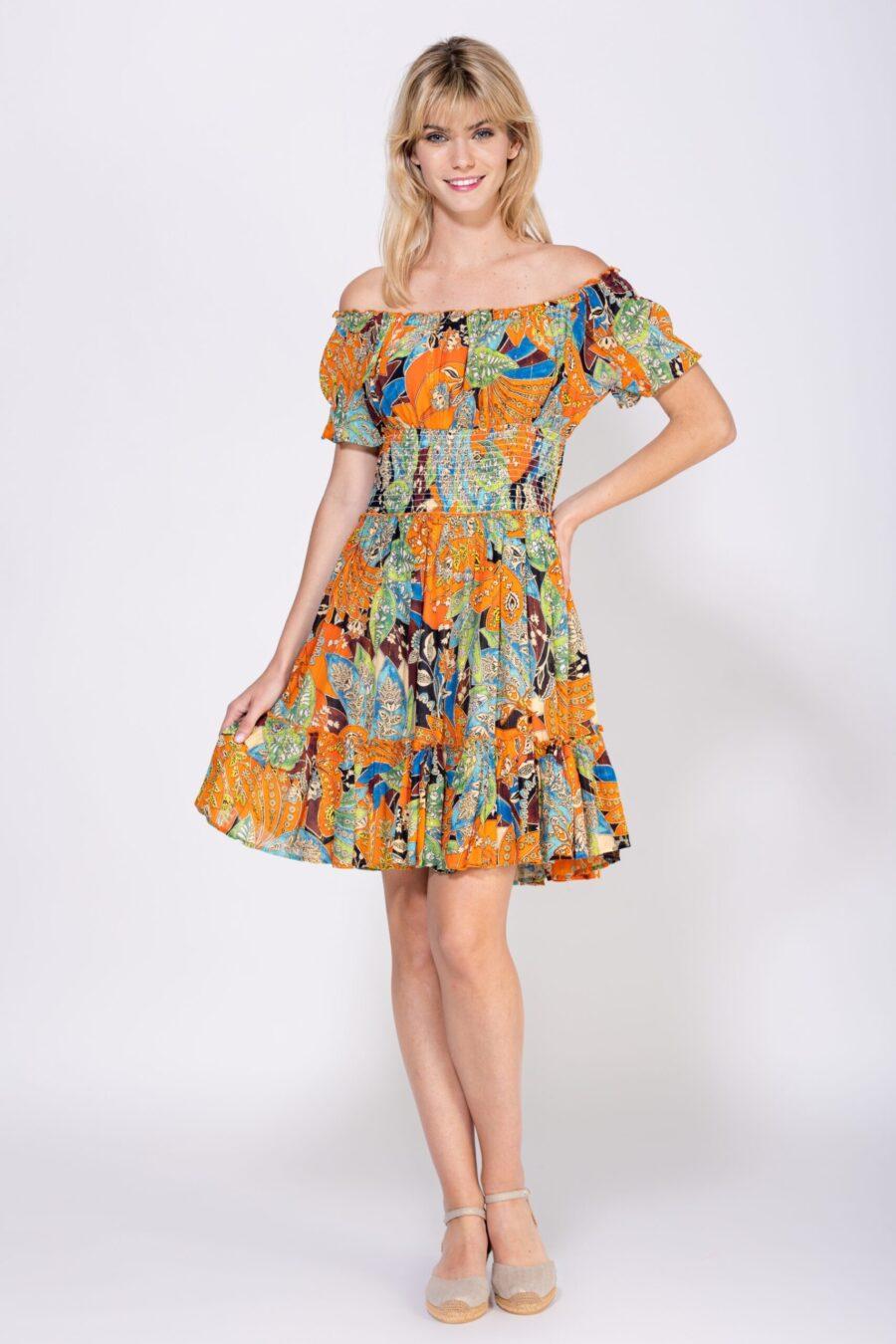peace&love by calao VESTIDO ESTAMPADO CORTO