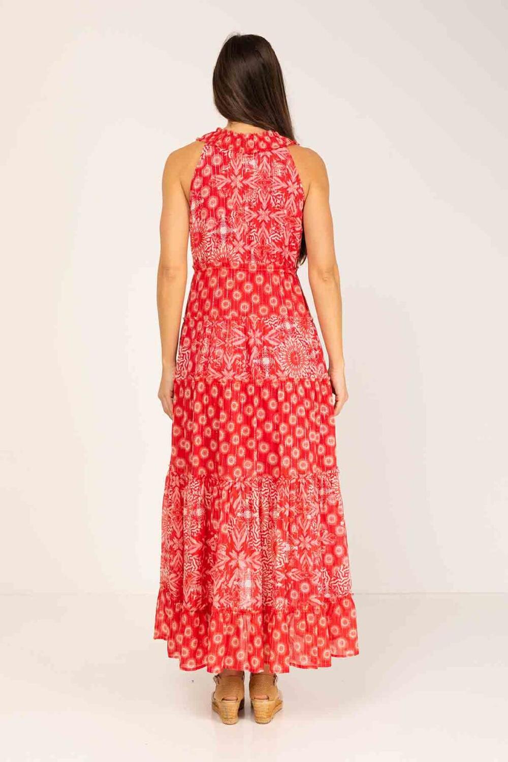 peace&love by calao VESTIDO LARGO ESTAMPADO Descuento por venta flash