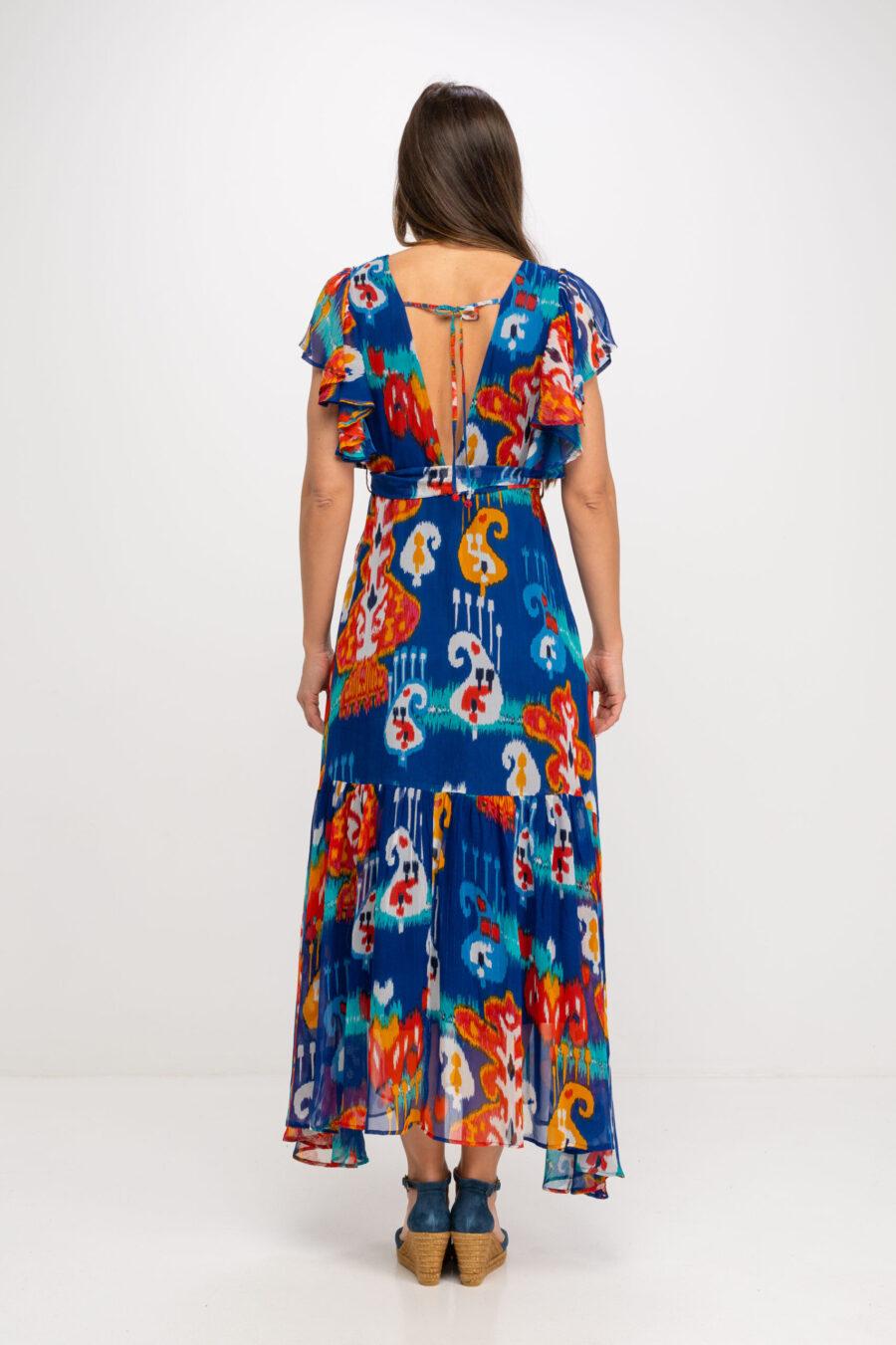 peace&love by calao VESTIDO MIDI ESTAMPADO ESPECIAL FLUIDO Ofertas especiales
