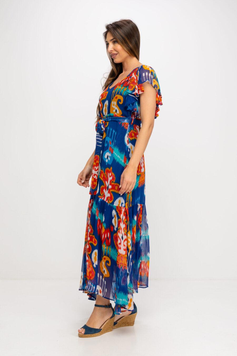 peace&love by calao VESTIDO MIDI ESTAMPADO ESPECIAL FLUIDO Ofertas especiales