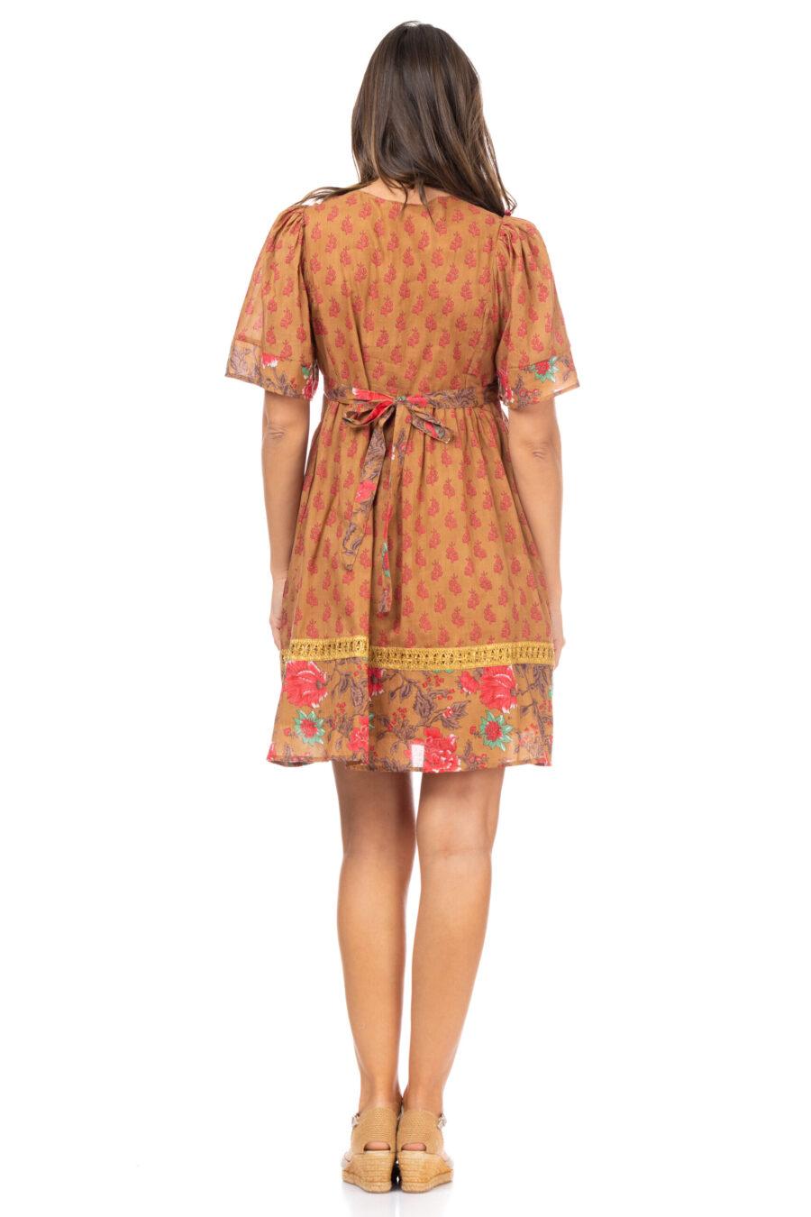peace&love by calao VESTIDO ESTAMPADO CON BORDADO Rebajas de fin de temporada