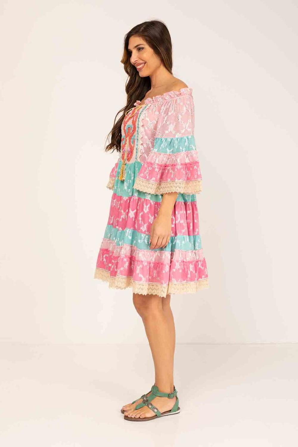 peace&love by calao VESTIDO CORTO ESTAMPADO 2025