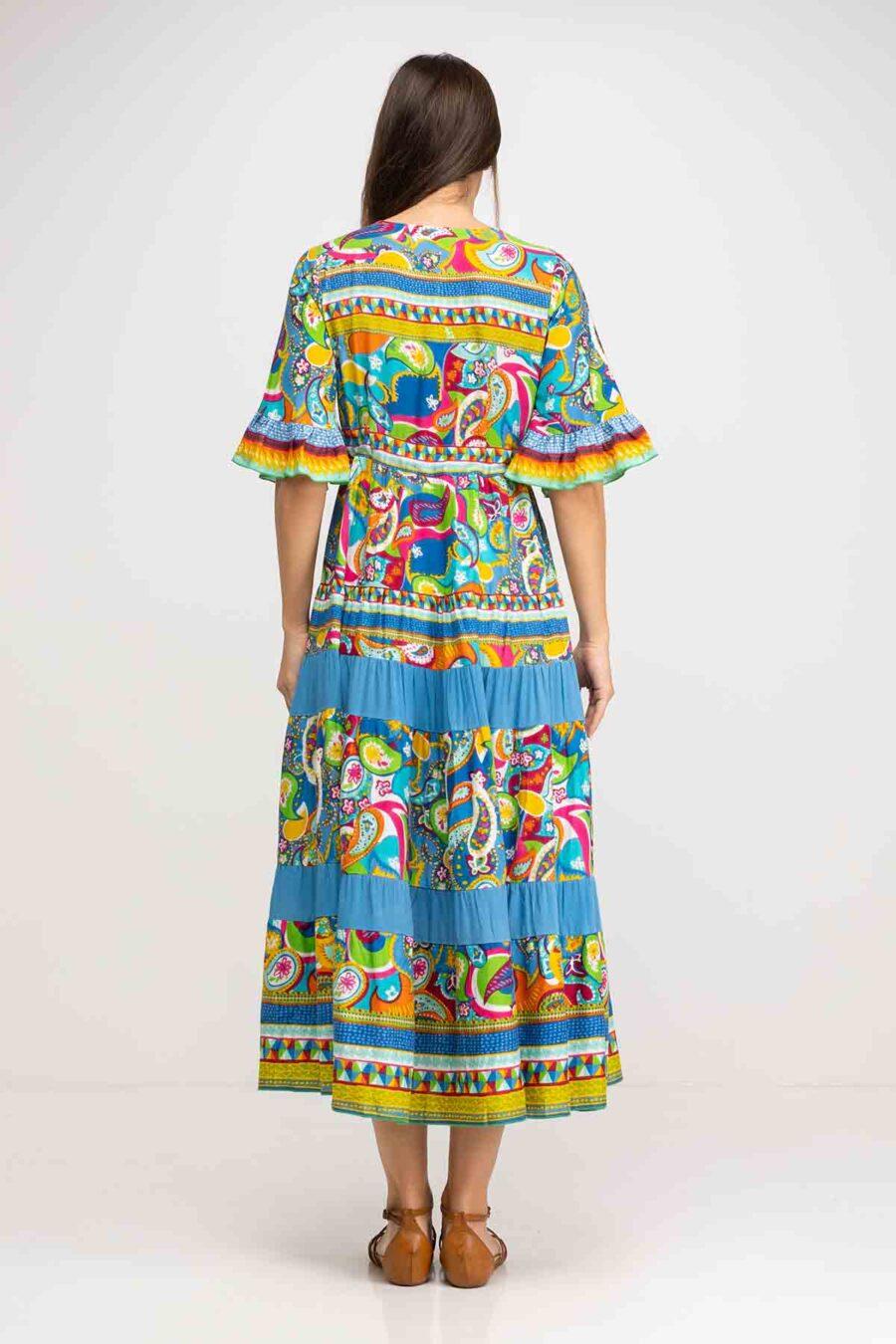 peace&love by calao VESTIDO VARIOS ESTAMPADOS Venta caliente