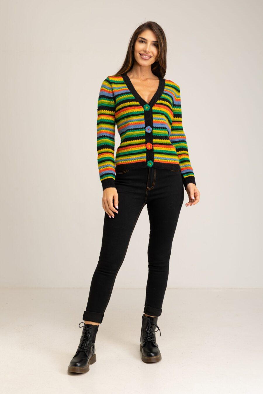 peace&love by calao CHAQUETA PUNTO OC3119C Mejor oferta