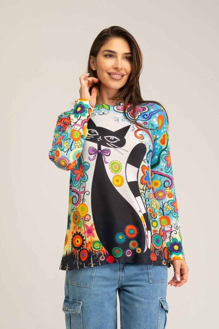 peace&love by calao JERSEY CON ESTAMPADO EL3009J Envío gratis