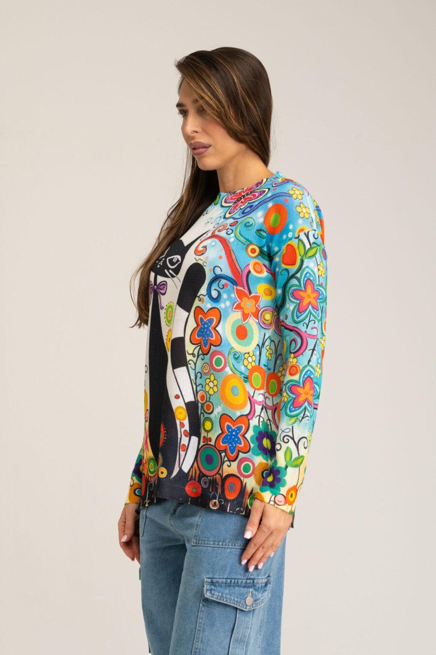 peace&love by calao JERSEY CON ESTAMPADO EL3009J Envío gratis