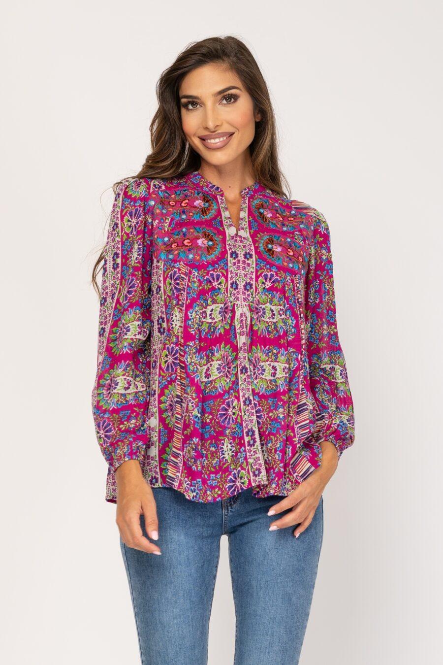 peace&love by calao BLUSA ESTAMPADA PR3023B Último día