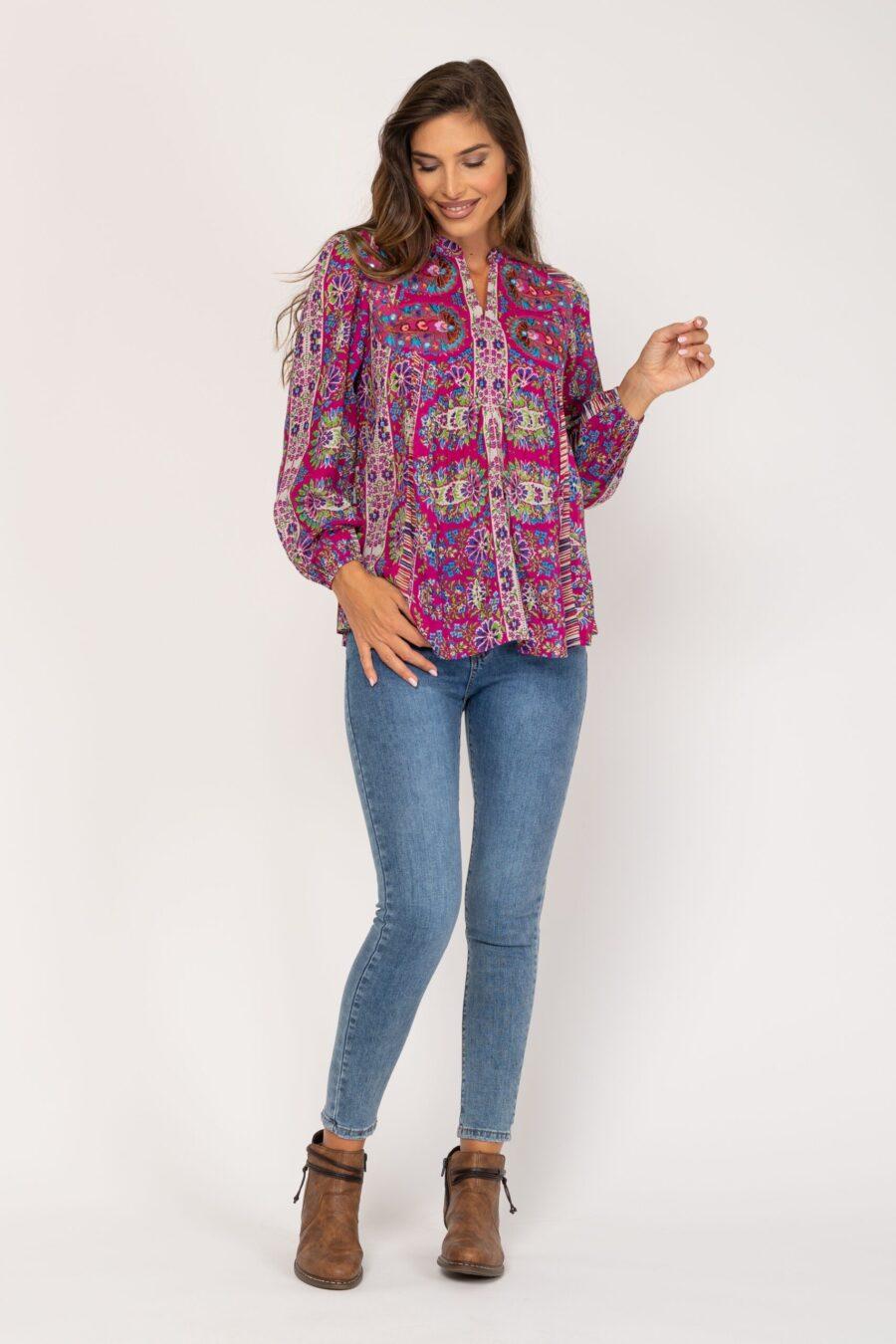 peace&love by calao BLUSA ESTAMPADA PR3023B Último día