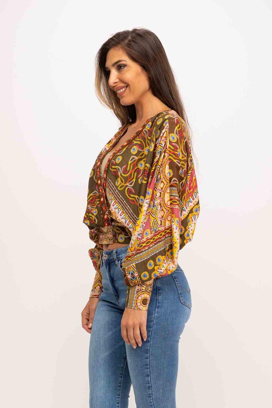 peace&love by calao BLUSA CON BORDADOS PR1095B Oferta especial de fábrica