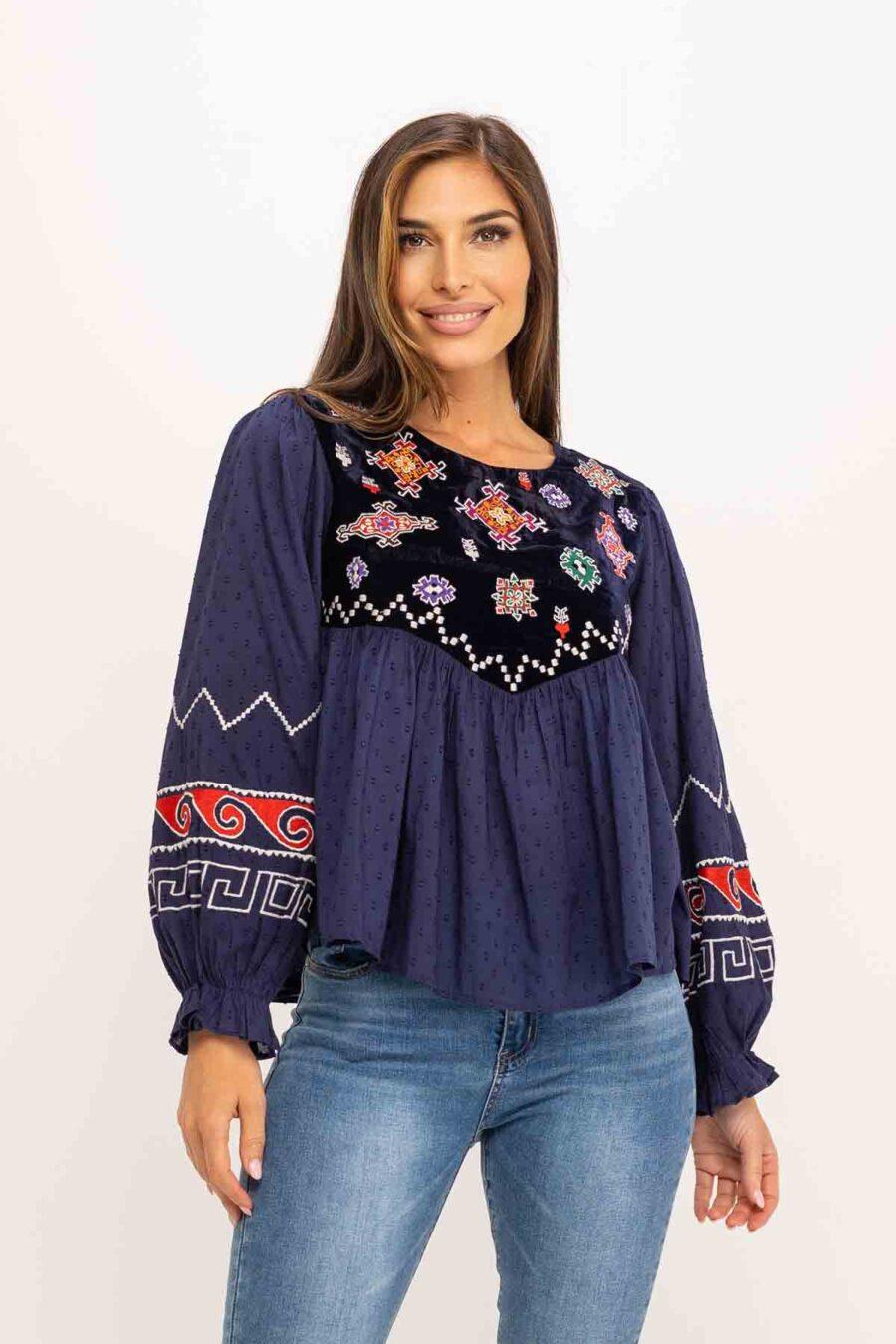 peace&love by calao BLUSA ALGODÓN IC1147B