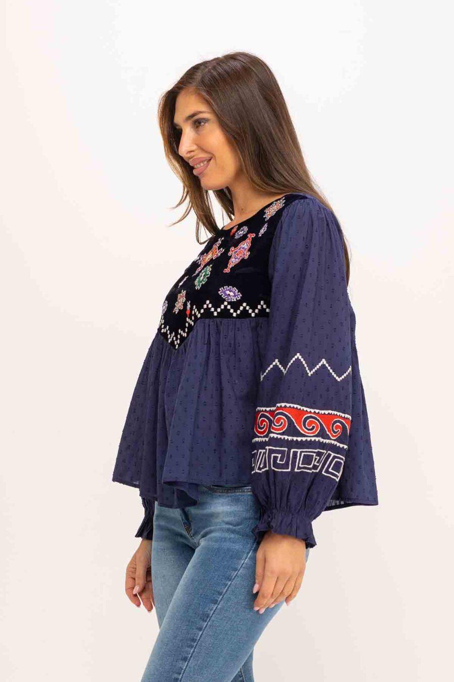 peace&love by calao BLUSA ALGODÓN IC1147B Promoción trimestral
