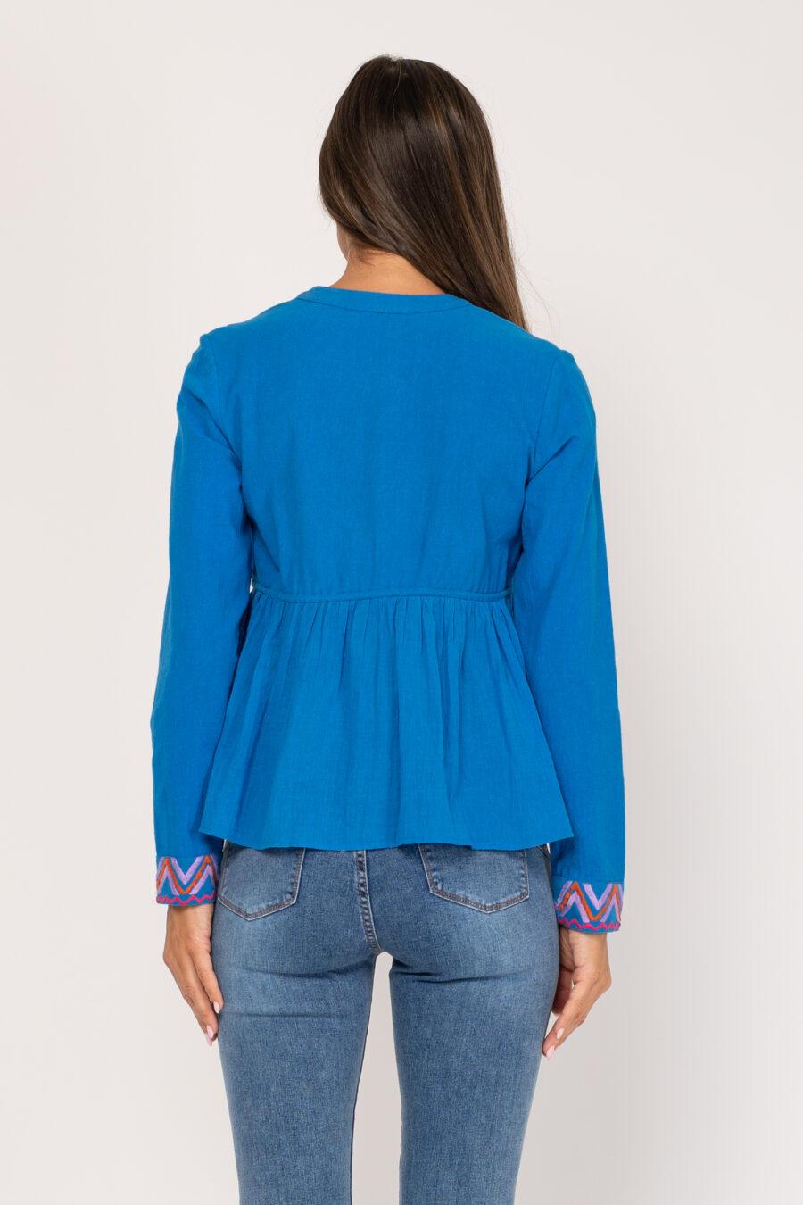 peace&love by calao BLUSA LISA CON BORDADOS PR8196B Precios de Black Friday