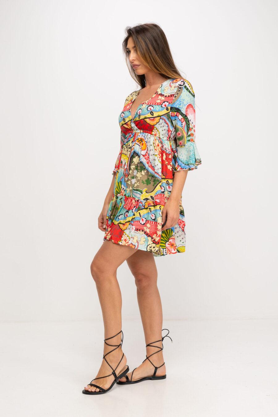 peace&love by calao VESTIDO ESTAMPADO CORTO En línea