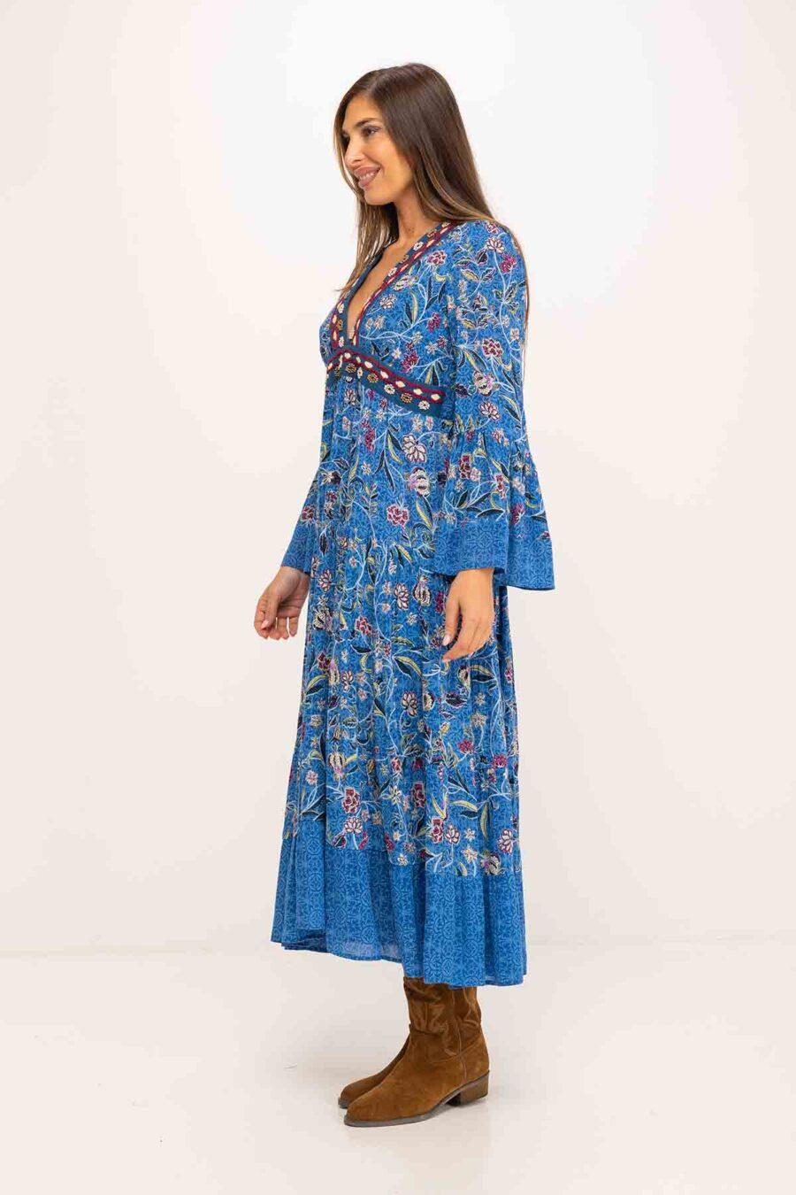 peace&love by calao VESTIDO CUELLO EN UVE PR1160V Rebajas de fábrica