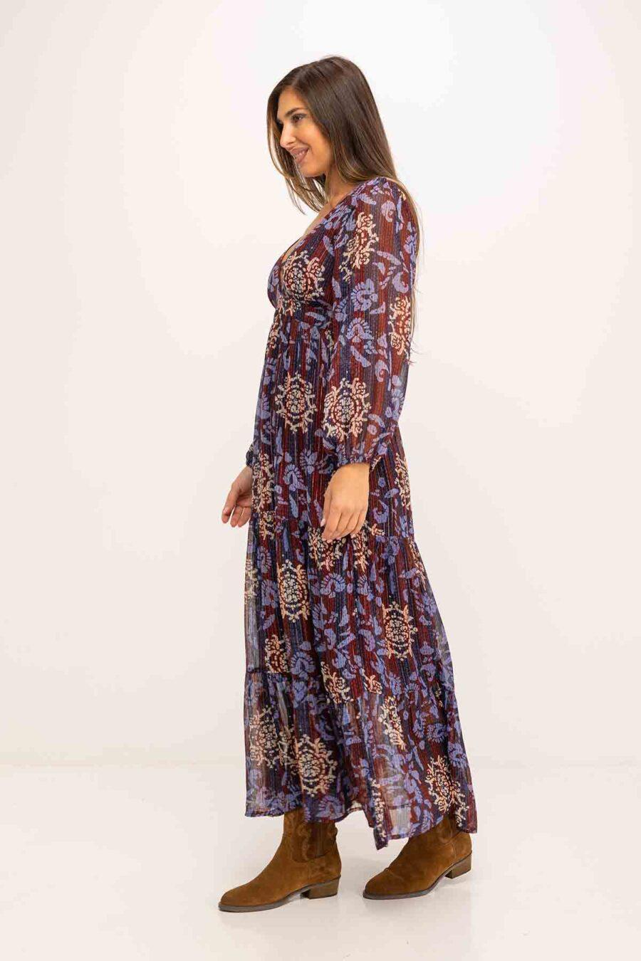 peace&love by calao VESTIDO ESTAMPADO PR1157V Ventas relámpago