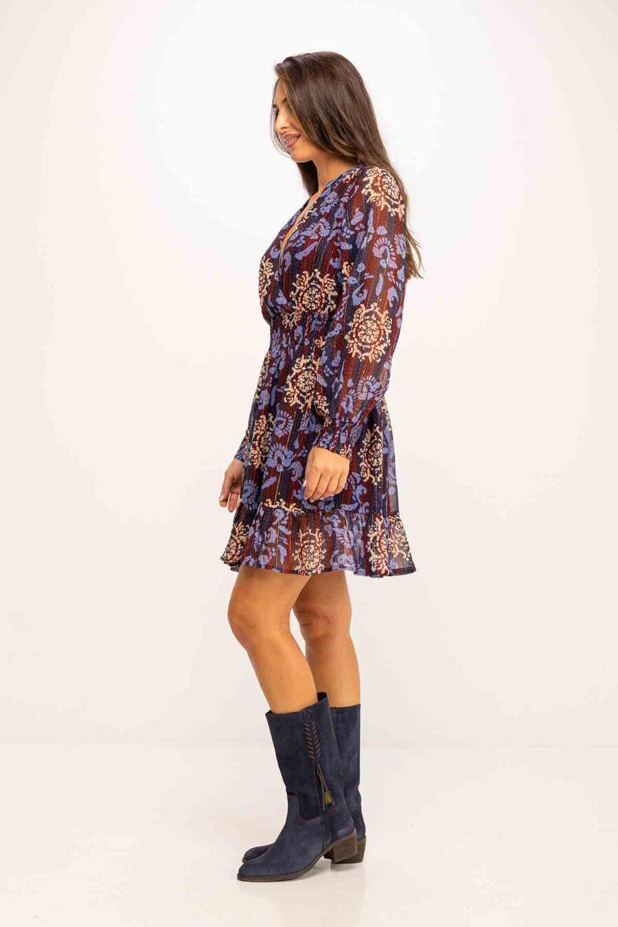 peace&love by calao VESTIDO ESTAMPADO PR1158V Envío gratis