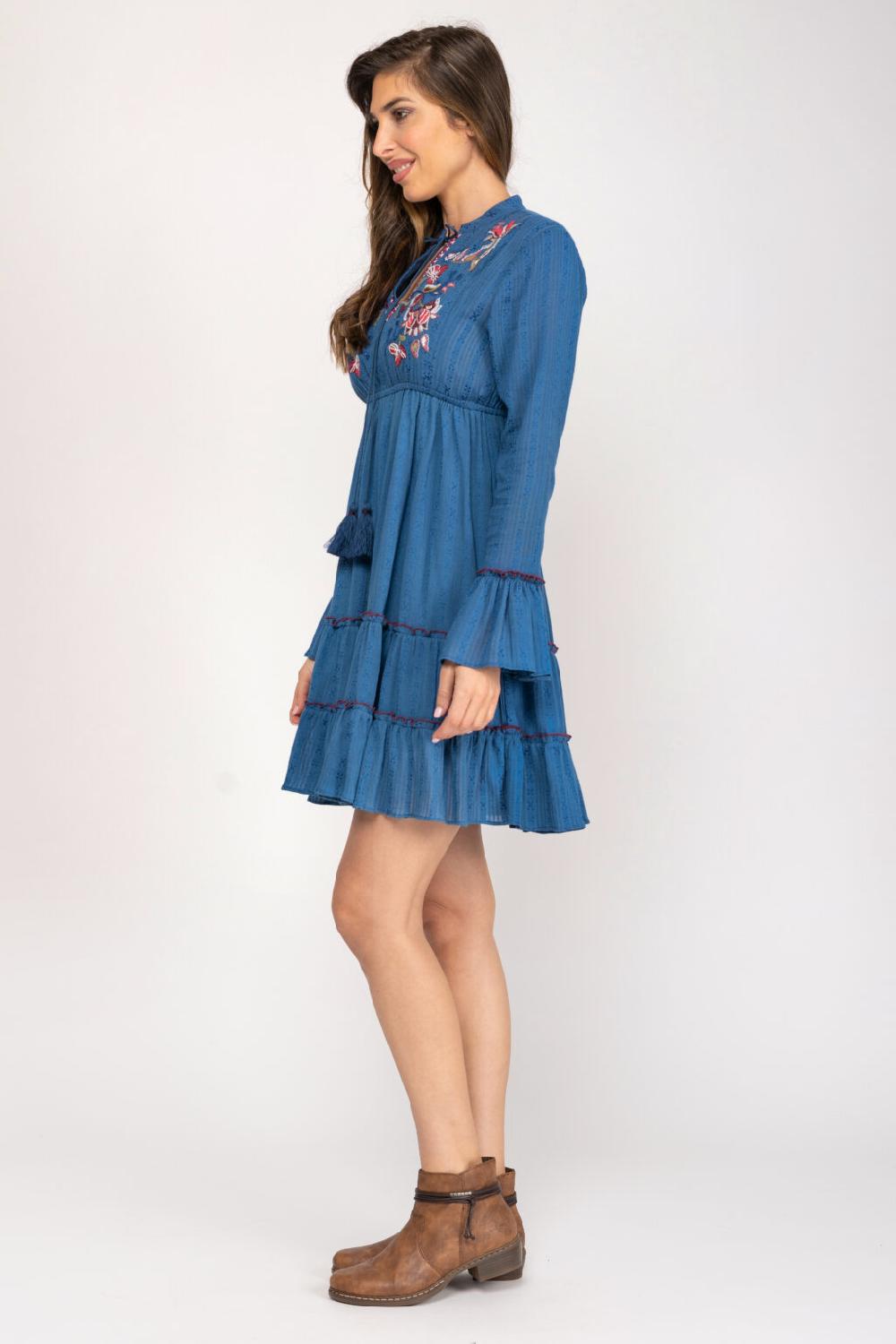 peace&love by calao VESTIDO LISO PR8079V Oferta especial de fábrica
