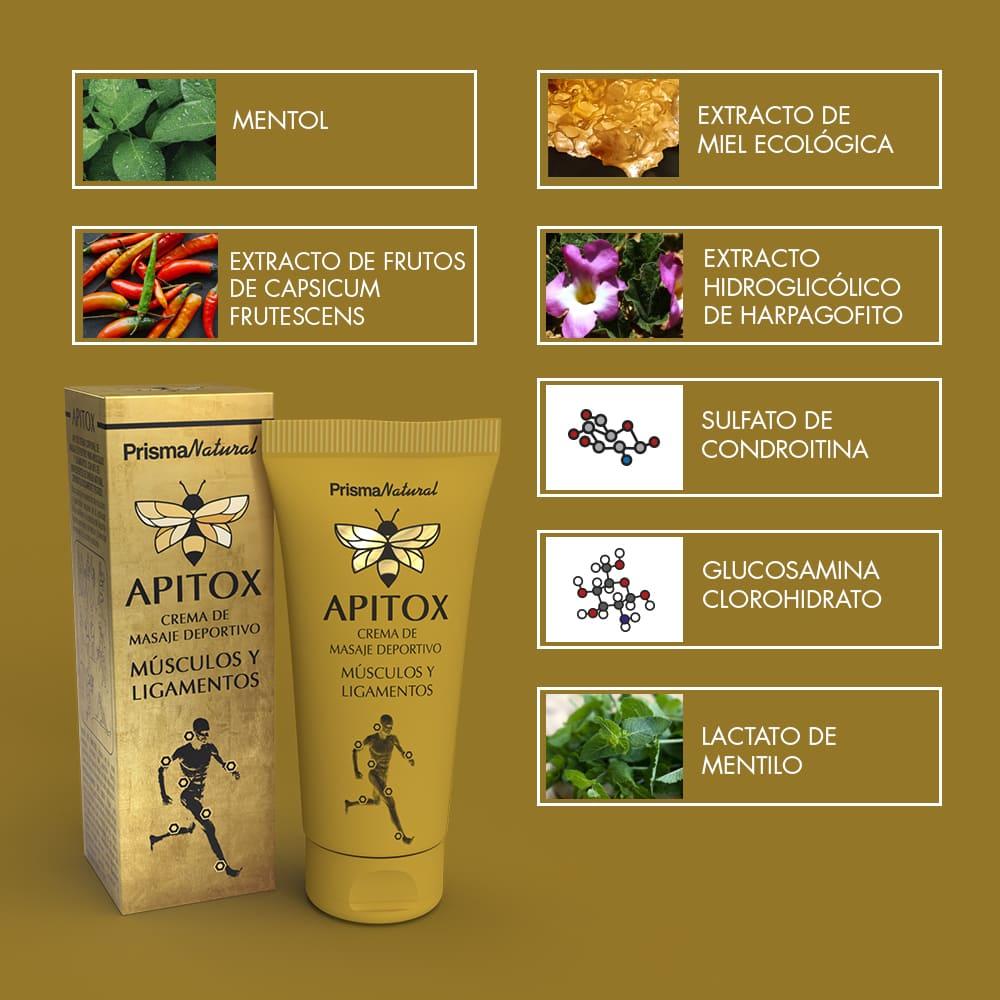 prisma natural APITOX crema de masaje deportivo ÚLTIMAS EDICIONES