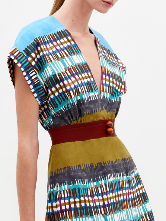 silvia tcherassi Vestido Sakura Oferta exclusiva