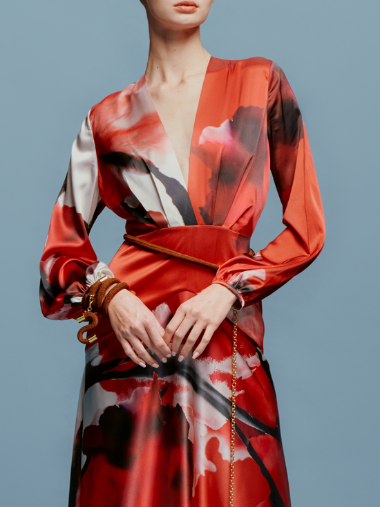 silvia tcherassi Vestido Keira Descuento