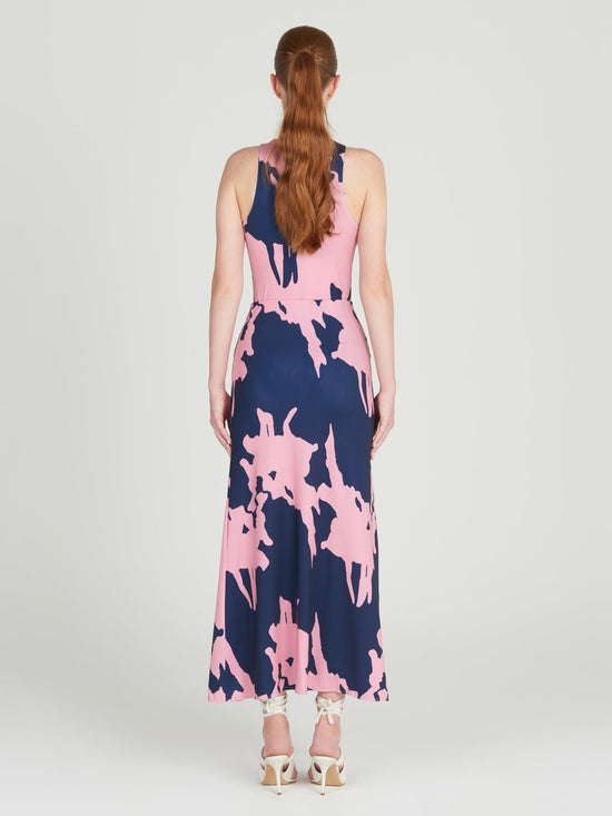silvia tcherassi Trieste Skirt Pink Navy Ofertas