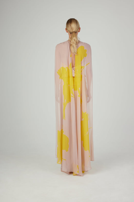 silvia tcherassi Vicenta Blouse Yellow Nude Rebajas de fábrica