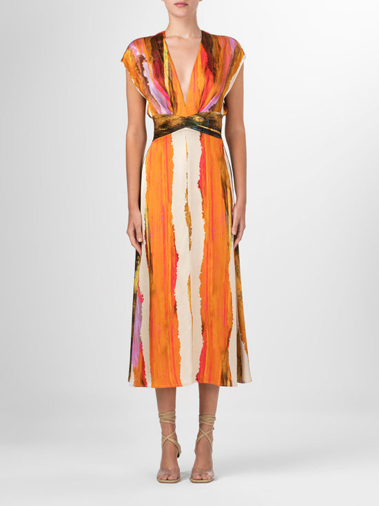 silvia tcherassi Vestido Ivanova