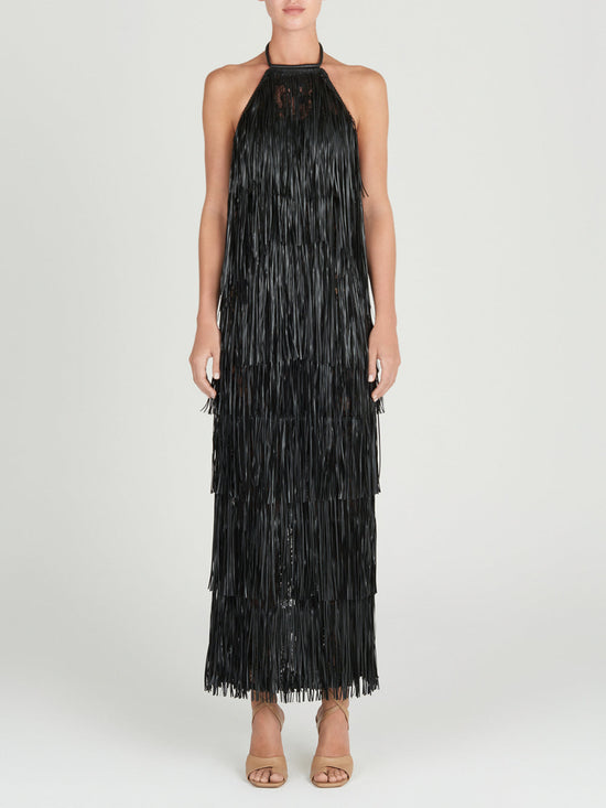 silvia tcherassi Susa Dress Black Solo hoy