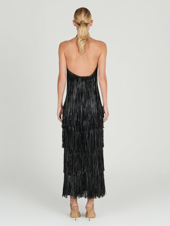 silvia tcherassi Susa Dress Black Solo hoy