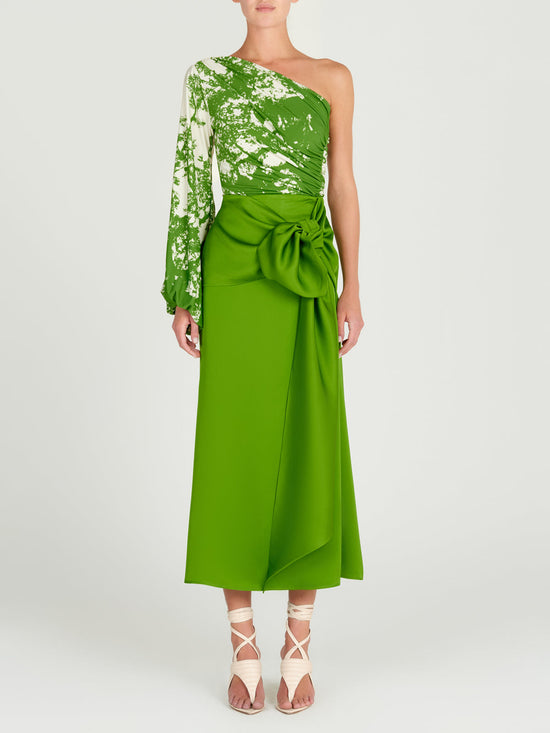 silvia tcherassi Oriana Blouse Green Cyprus Oferta exclusiva